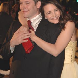 Matthew Broderick and Kristin Davis at event of Milijonas sventiniu lempuciu 2006