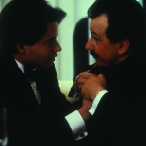 Still of Matthew Broderick and Bruno Kirby in The Freshman (1990)