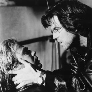 Still of Pierce Brosnan and Jeff Fahey in The Lawnmower Man (1992)