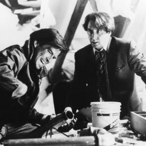 Still of Pierce Brosnan and Ron Silver in Live Wire 1992