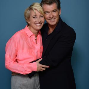 Pierce Brosnan and Emma Thompson at event of Meiles punsas 2013