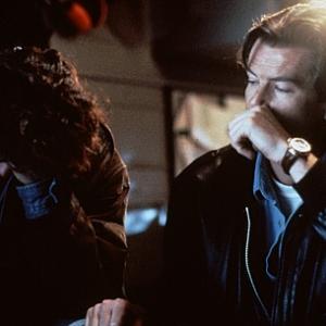 Still of Pierce Brosnan and Shanna Reed in Dont Talk to Strangers 1994