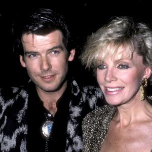 Pierce Brosnan and Cassandra Harris