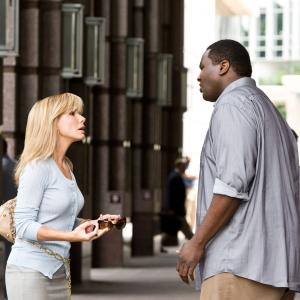 Still of Sandra Bullock and Quinton Aaron in The Blind Side (2009)