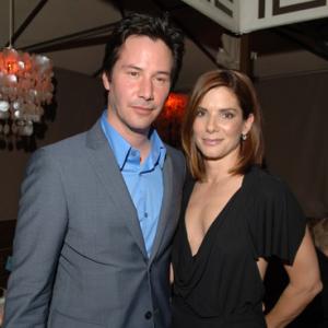 Sandra Bullock and Keanu Reeves at event of The Lake House 2006