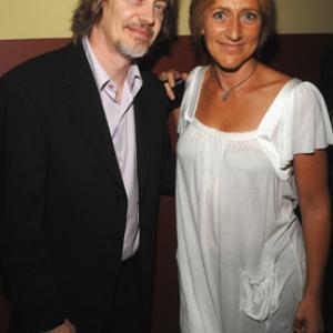 Steve Buscemi and Edie Falco at event of Interview (2007)