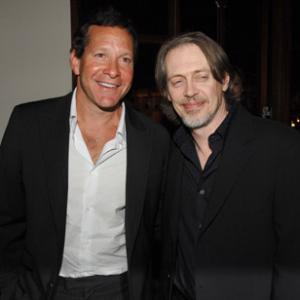 Steve Buscemi and Steve Guttenberg at event of Bury My Heart at Wounded Knee 2007