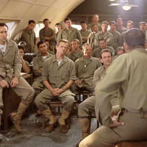Still of Nicolas Cage, Christian Slater, Adam Beach and Brian Van Holt in Windtalkers (2002)