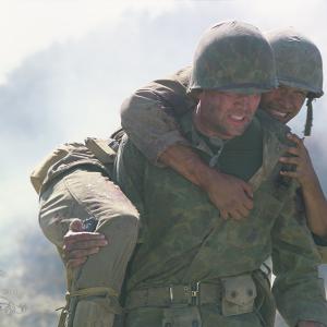 Still of Nicolas Cage and Adam Beach in Windtalkers 2002