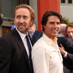 Nicolas Cage and Tom Cruise at event of Persijos princas laiko smiltys 2010