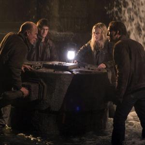 Still of Nicolas Cage, Ed Harris, Justin Bartha and Diane Kruger in National Treasure: Book of Secrets (2007)