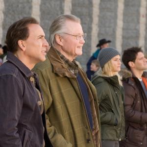 Still of Nicolas Cage, Jon Voight, Justin Bartha and Diane Kruger in National Treasure: Book of Secrets (2007)