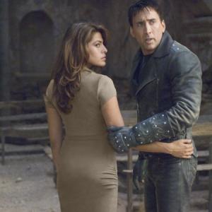 Still of Nicolas Cage and Eva Mendes in Ghost Rider 2007