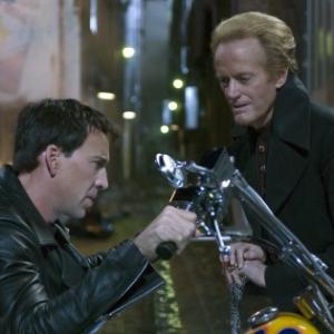 Still of Nicolas Cage and Peter Fonda in Ghost Rider 2007