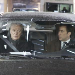 Still of Nicolas Cage and Michael Caine in The Weather Man (2005)