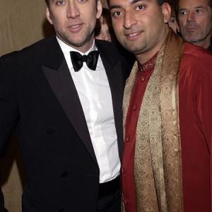 Sheeraz Hasan and Nicolas Cage