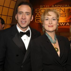 Nicolas Cage and Meryl Streep