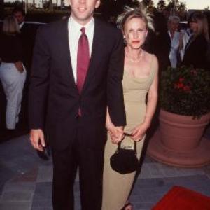 Patricia Arquette and Nicolas Cage at event of Snake Eyes 1998