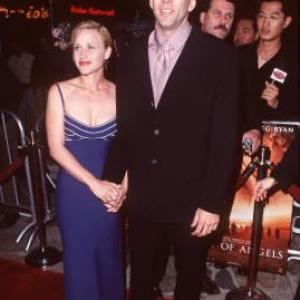 Patricia Arquette and Nicolas Cage at event of City of Angels 1998