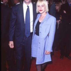 Patricia Arquette and Nicolas Cage at event of Face/Off (1997)