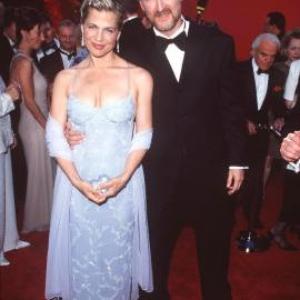 James Cameron and Linda Hamilton at event of The 70th Annual Academy Awards (1998)