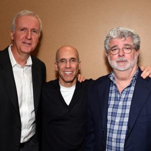 James Cameron George Lucas and Jeffrey Katzenberg