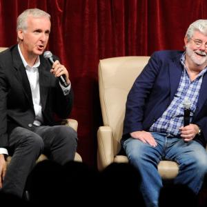 James Cameron and George Lucas
