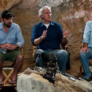Still of James Cameron and Alister Grierson in Sanctum 3D (2011)