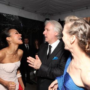 James Cameron Suzy Amis and Zoe Saldana at event of The 82nd Annual Academy Awards 2010