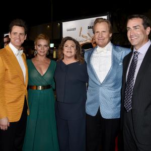 Jim Carrey Kathleen Turner Jeff Daniels Laurie Holden and Rob Riggle at event of Bukas ir bukesnis 2 2014