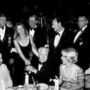 Academy Awards 44th Annual Cloris Leachman Gene Hackman Charlie Chaplin 1972
