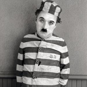 Still of Charles Chaplin in The Pilgrim (1923)