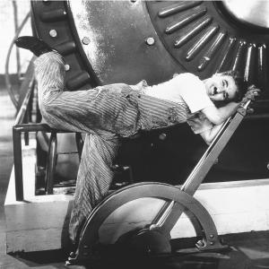Still of Charles Chaplin in Modern Times 1936