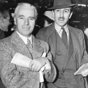 Charles Chaplin and Walt Disney at the race track, 1939, I.V.