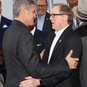 George Clooney and Brad Bird at event of Rytojaus zeme (2015)
