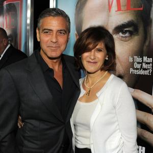 George Clooney and Amy Pascal at event of Purvini zaidimai 2011
