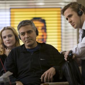 Still of George Clooney, Ryan Gosling and Evan Rachel Wood in Purvini zaidimai (2011)