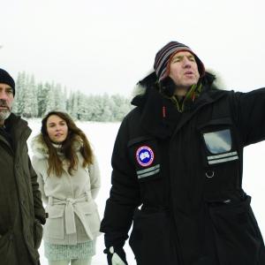 Still of George Clooney Irina Bjrklund and Anton Corbijn in The American 2010