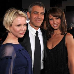 George Clooney, Renée Zellweger and Sarah Larson at event of Leatherheads (2008)