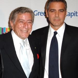 George Clooney Bruce Willis and Tony Bennett