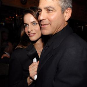 George Clooney and Amanda Peet