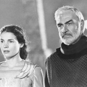 Still of Sean Connery and Julia Ormond in First Knight 1995
