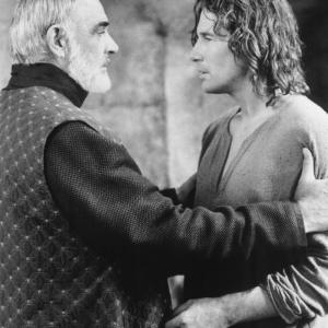 Still of Sean Connery and Richard Gere in First Knight 1995