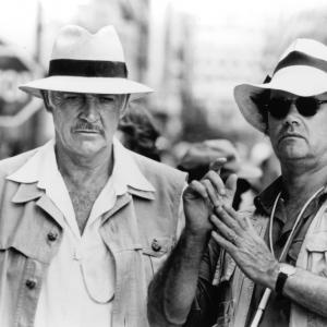 Still of Sean Connery and Bruce Beresford in A Good Man in Africa 1994