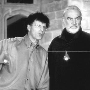 Sean Connery and Jon Amiel in Entrapment 1999