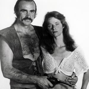 Still of Sean Connery, John Boorman and Charlotte Rampling in Zardoz (1974)