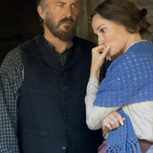 Still of Kevin Costner and Sarah Parish in Hatfields amp McCoys 2012