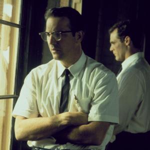 Still of Kevin Costner and Jay O. Sanders in JFK (1991)