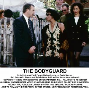 Still of Kevin Costner, Whitney Houston, Gary Kemp and Michele Lamar Richards in The Bodyguard (1992)