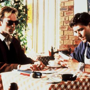Still of Russell Crowe and Hugo Weaving in Proof 1991